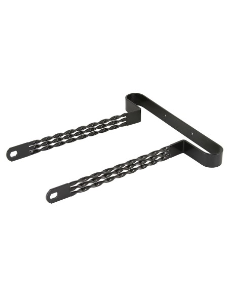 20 Lowrider Triple Flat Twisted Bumper Front/Rear Black.